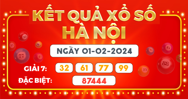 Xổ số Hà Nội ngày 1 tháng 2