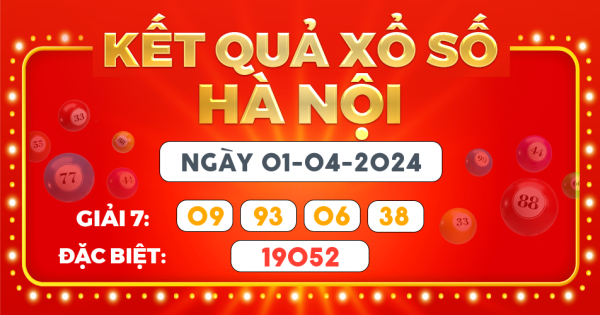 Xổ số Hà Nội ngày 1 tháng 4