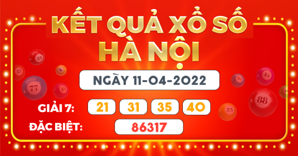 Xổ số Hà Nội ngày 11 tháng 4