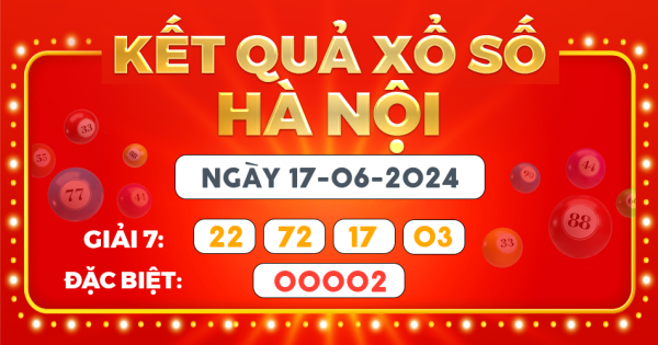 Xổ số Hà Nội ngày 17 tháng 6